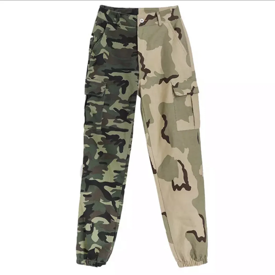 Split decision camo pants