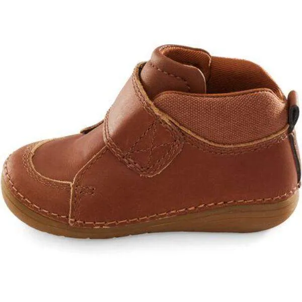 Stride Rite Mateo Baby Toddler Soft Motion Brown Leather Boots