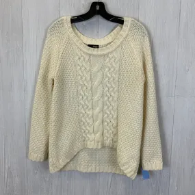 Sweater By Ana In White, Size: L