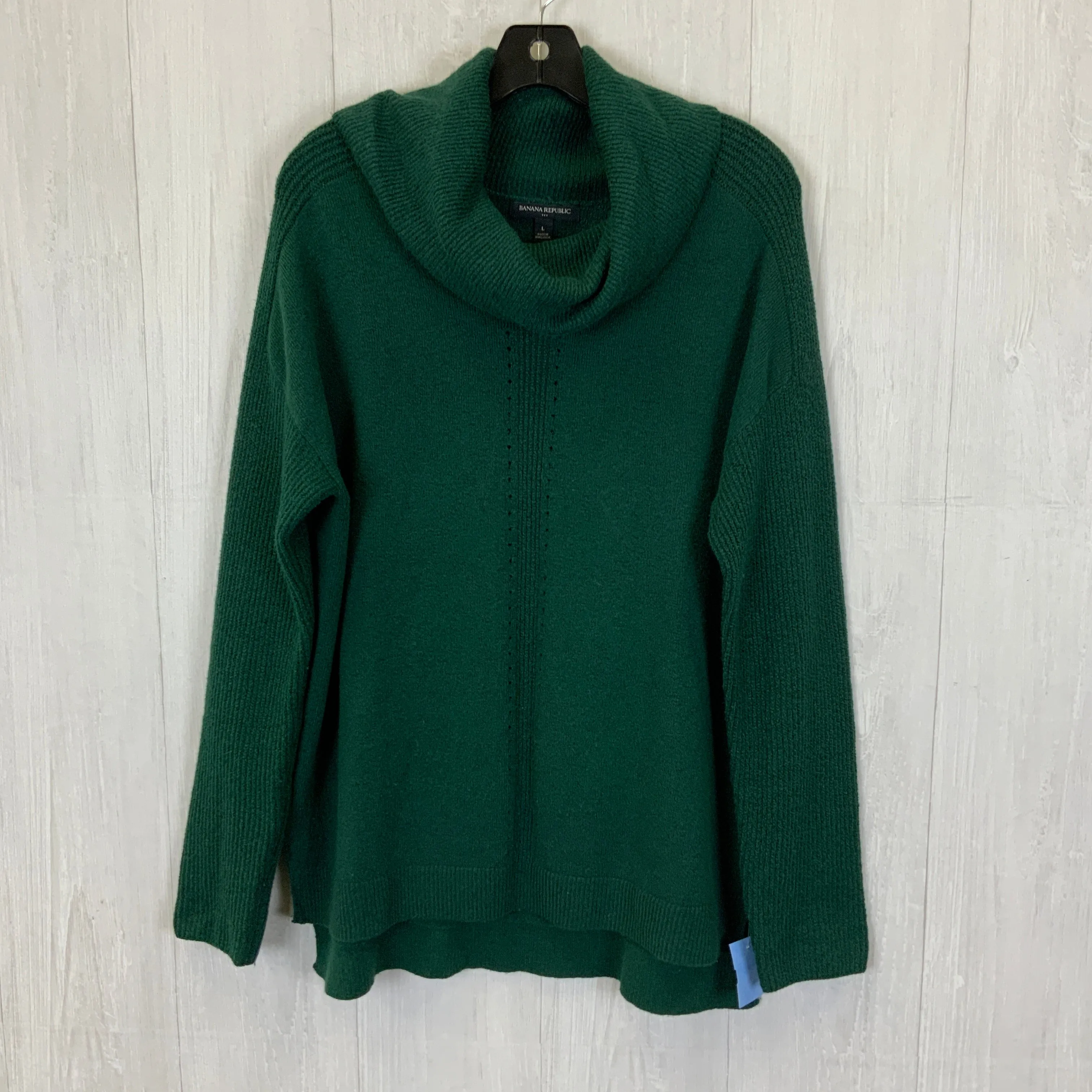 Sweater By Banana Republic O In Forest, Size: L