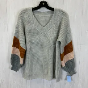 Sweater By Clothes Mentor In Grey, Size: L