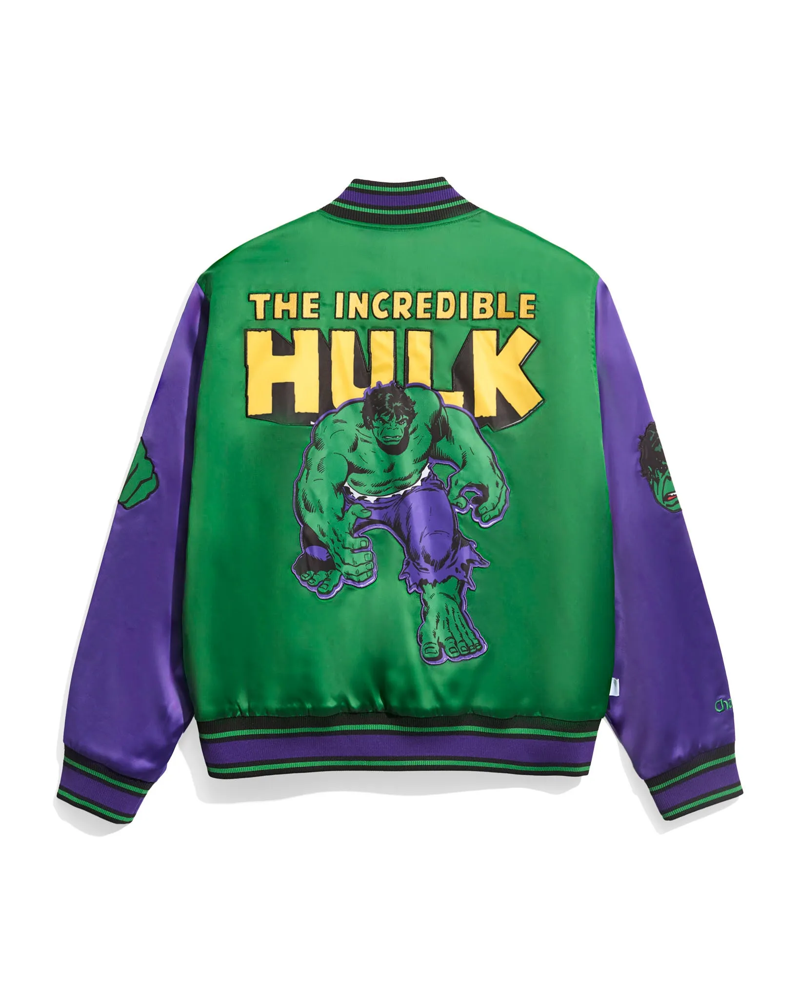 The Incredible Hulk Quilted Satin Jacket