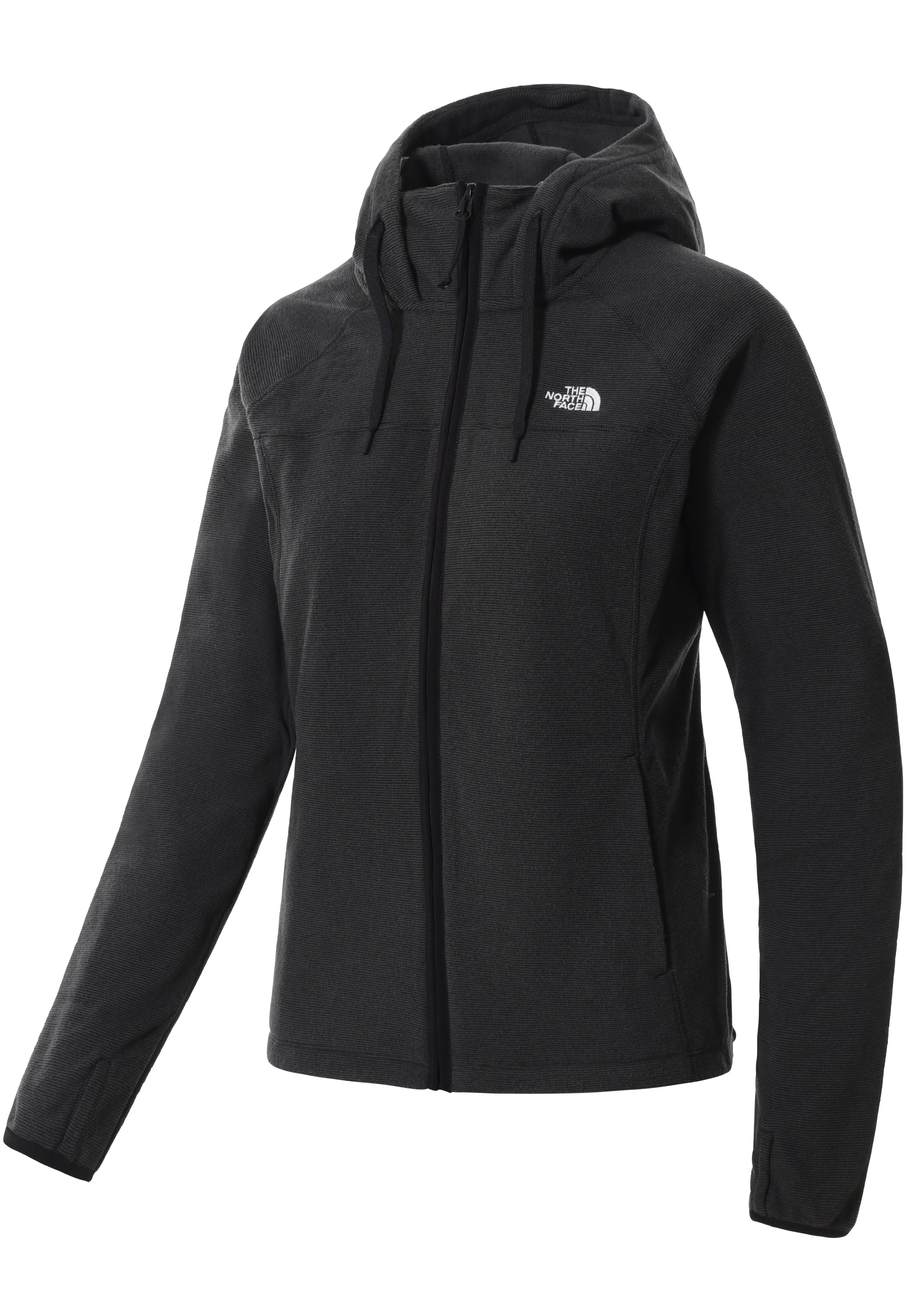 The North Face - Women’s Homesafe Full Zip Fleece Tnf Black Strip - Zipper