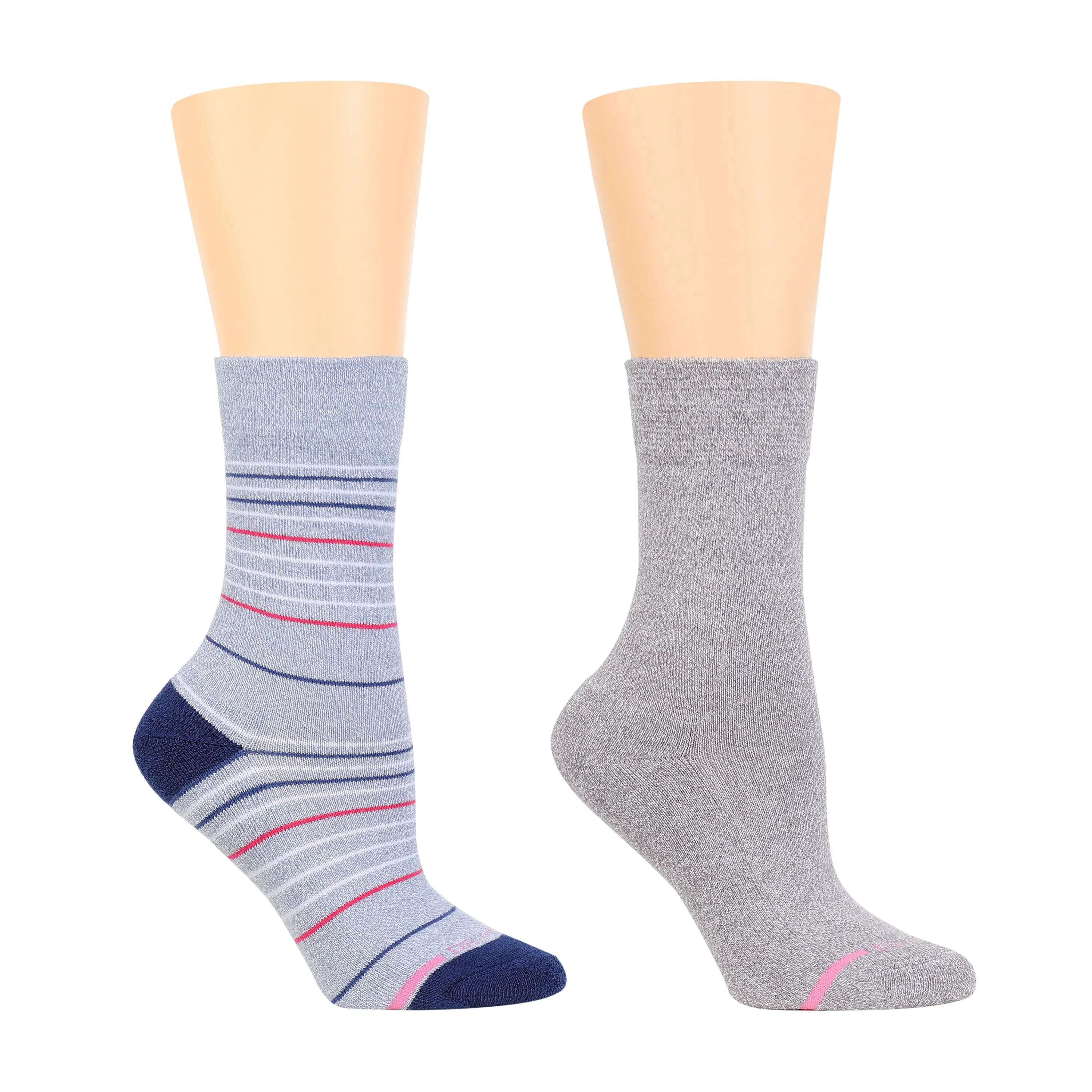 Thin Stripe | Diabetic Half-Cushion Socks For Women