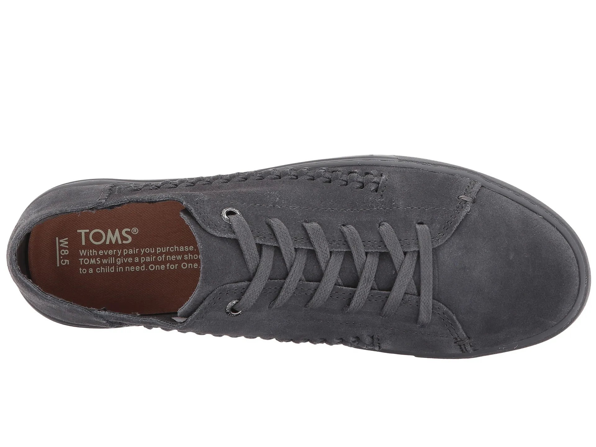 TOMS Suede Monochrome Deconstructed Lenox Women | Forged Iron Grey (10010841)