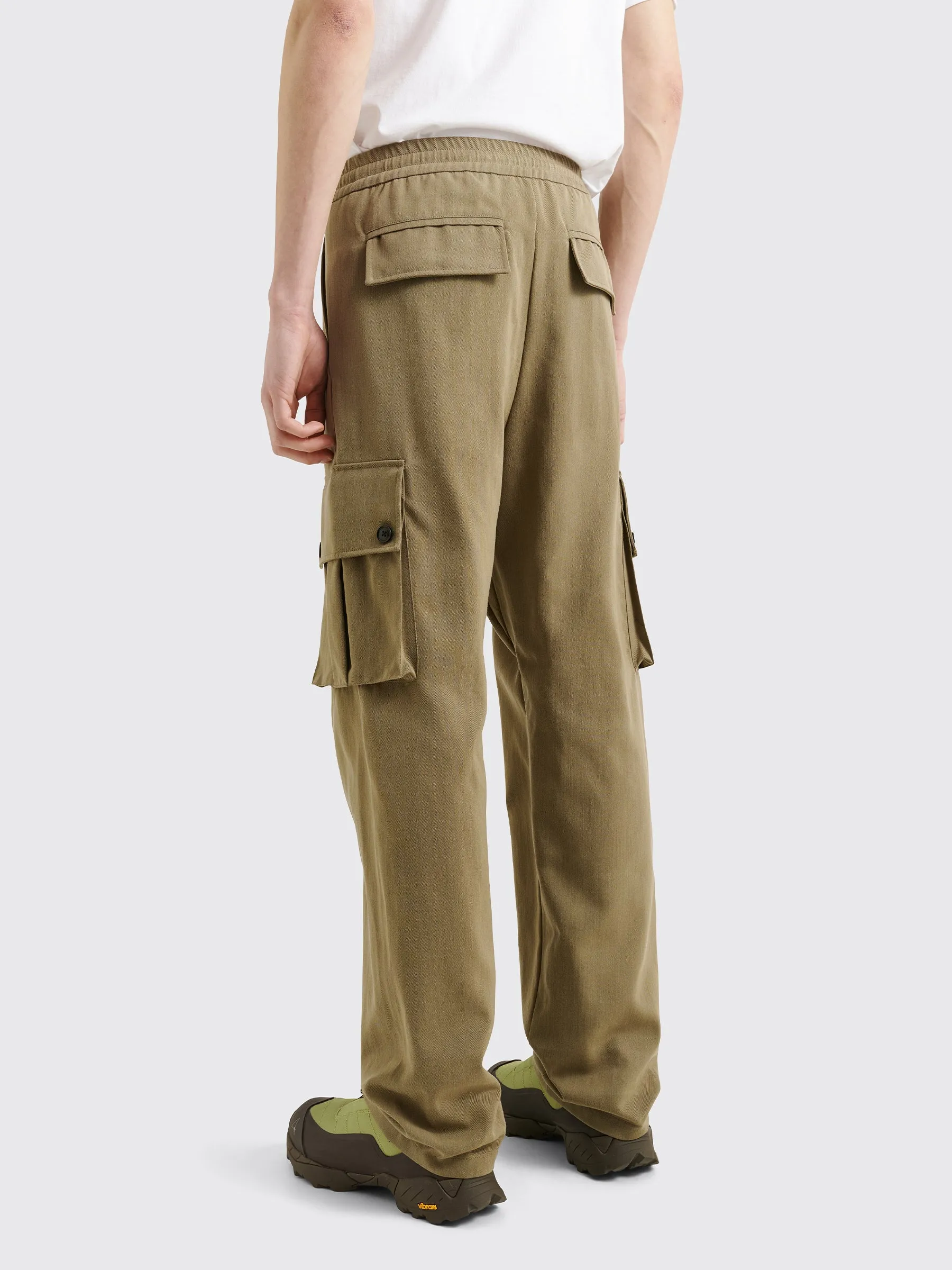 TRS BIEN everywear Cargo Pants Wool / Cotton Beige