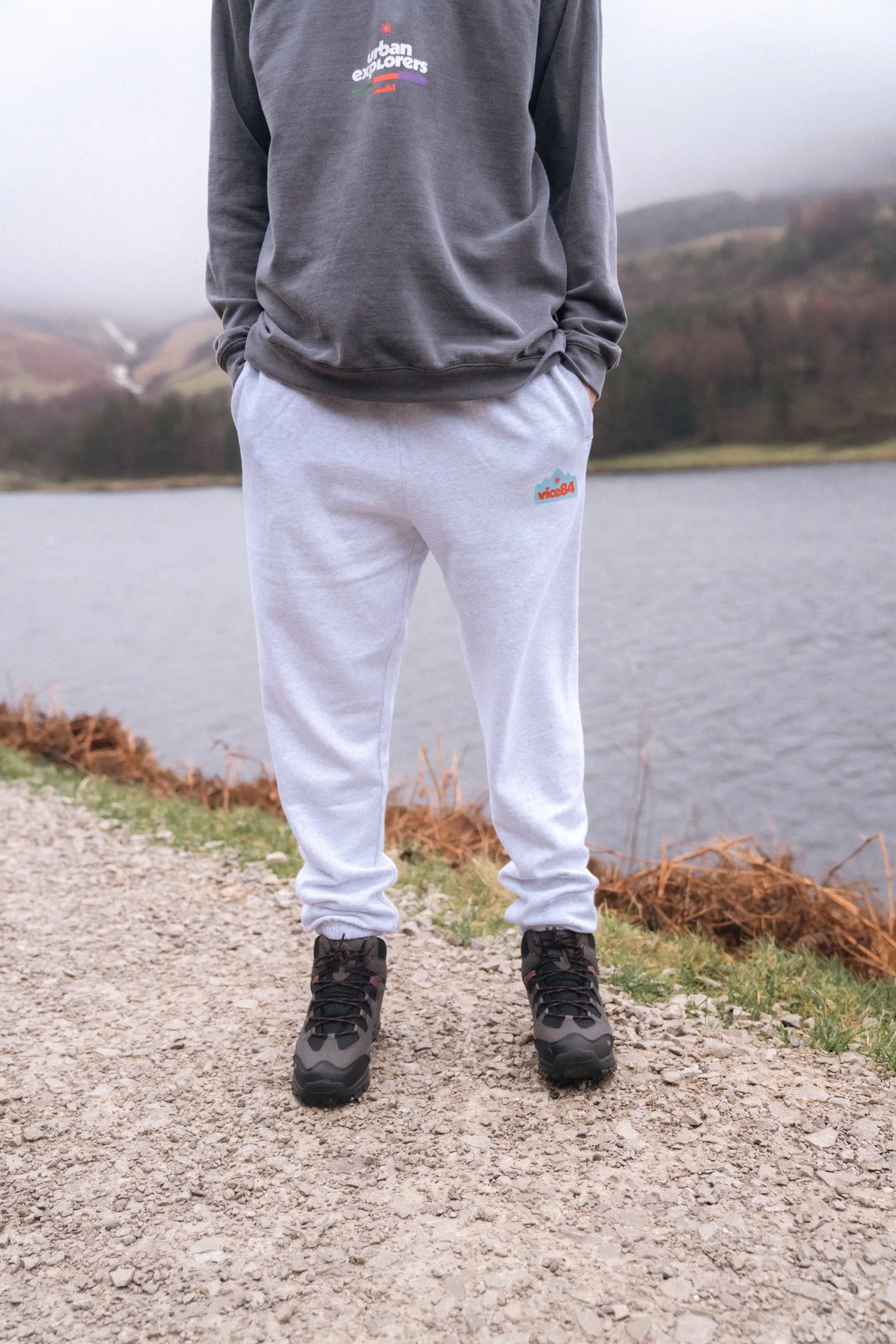 Vice 84 'Mountain' Joggers - Ash