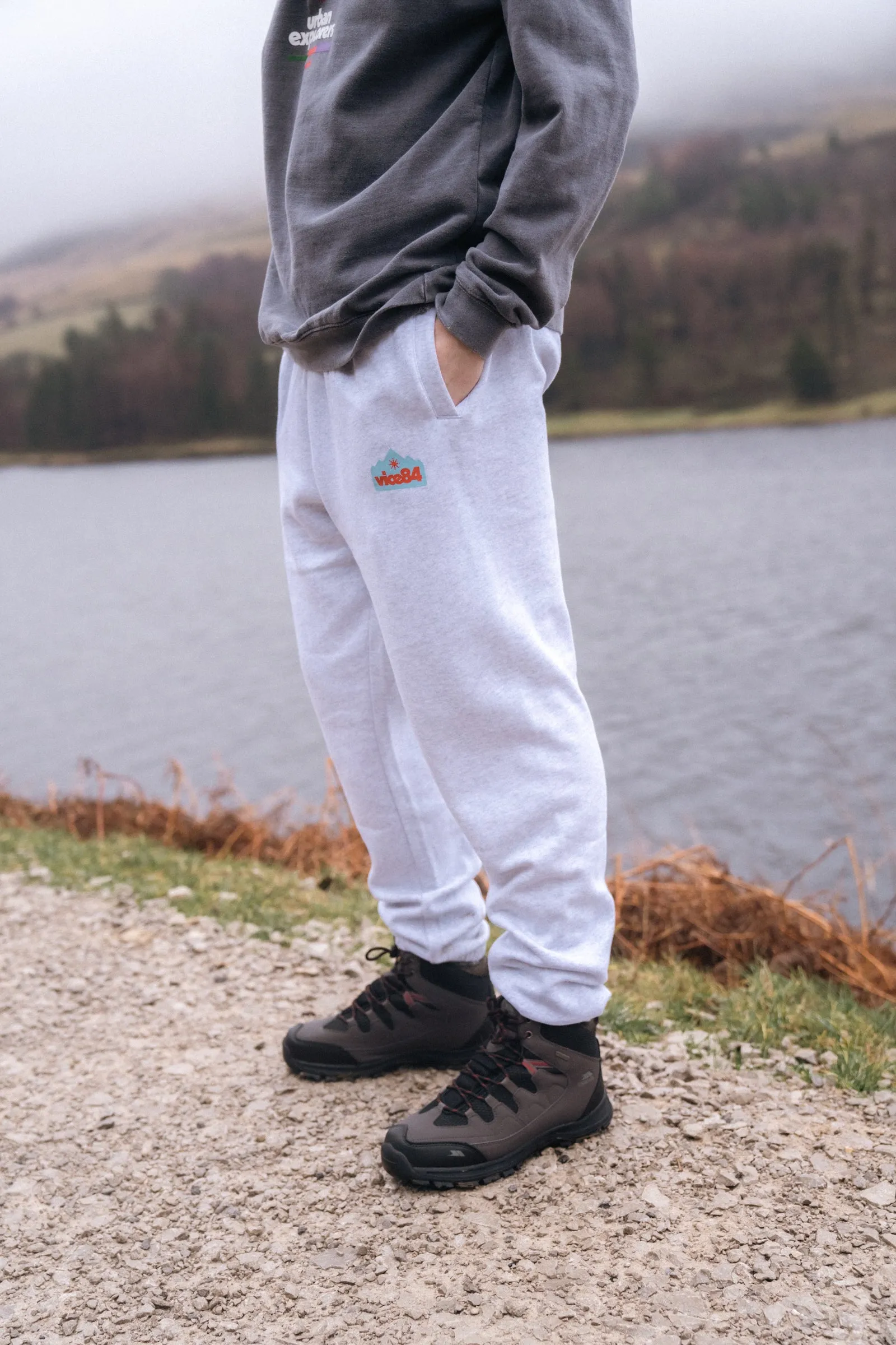 Vice 84 'Mountain' Joggers - Ash