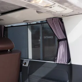 VW T5 Caravelle / Shuttle Premium Window Curtains - Black/Grey - CREATE YOUR OWN BUNDLE! Van-X