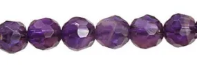 Wholesale Amethyst Bead Round Ball Shape Faceted High Quality Gemstones 3mm