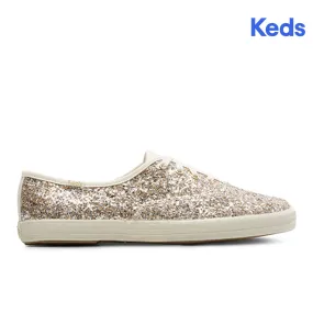 Women's Champion Glitter Celebration Sneaker Gold (WF66849)