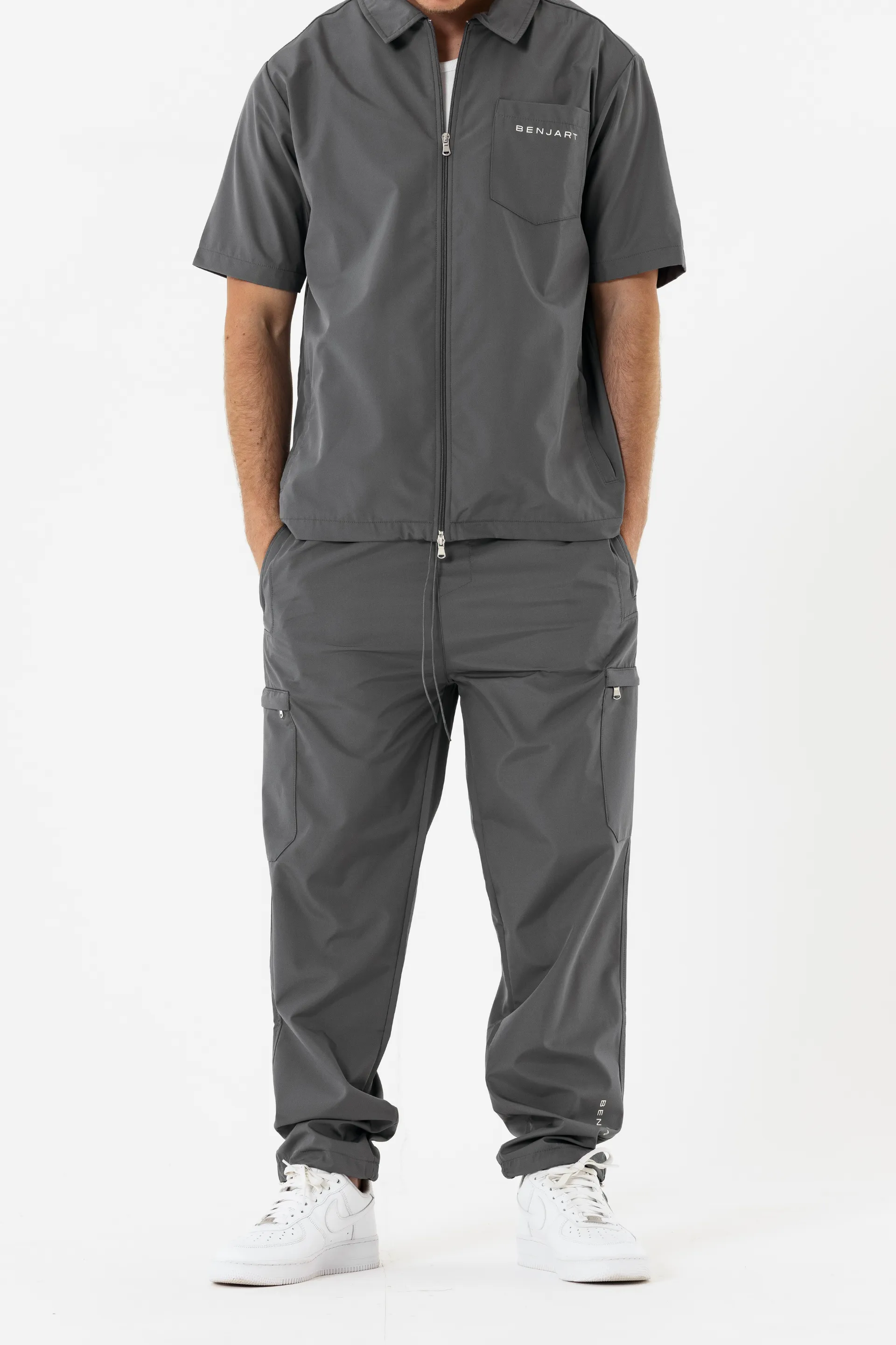 Zip Cargo pant - Storm Grey